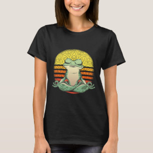 Yoga Kikker Meditatie Sport T-shirt