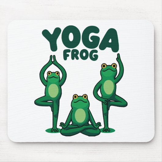 Yoga Kikkers Muismat (Voorkant)