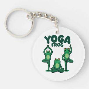 Yoga Kikkers Sleutelhanger