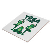Yoga Kikkers Tegeltje (Zijkant)