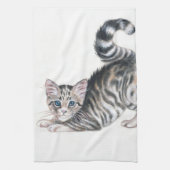 yoga kitten theedoek (Verticaal)