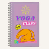 yoga-klas notitieboek (Voorkant)