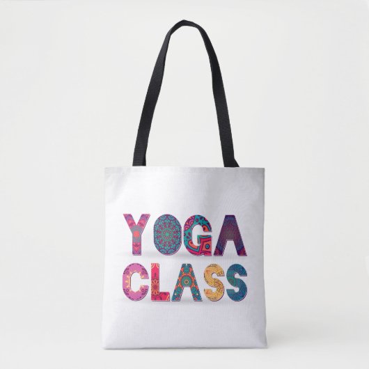 Yoga-klasse Tote Bag (Voorkant)