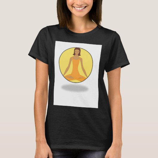 Yoga Lady T-shirt (Voorkant)