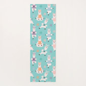 Yoga Lama's Mediteren Fun & Schattigee aangepaste  Yogamat (Achterkant)