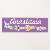 Yoga Lama's Mediteren Fun & Schattigee aangepaste  Yogamat (Voorkant (horizontaal))