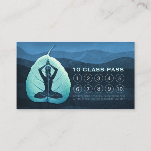 YOGA-leermesteraar in Bodhi Leaf Class Pass Klantenkaartje (Voorkant)