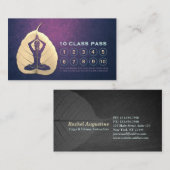 YOGA-leermesteraar in Bodhi Leaf Class Pass Klantenkaartje (Voorkant / Achterkant)