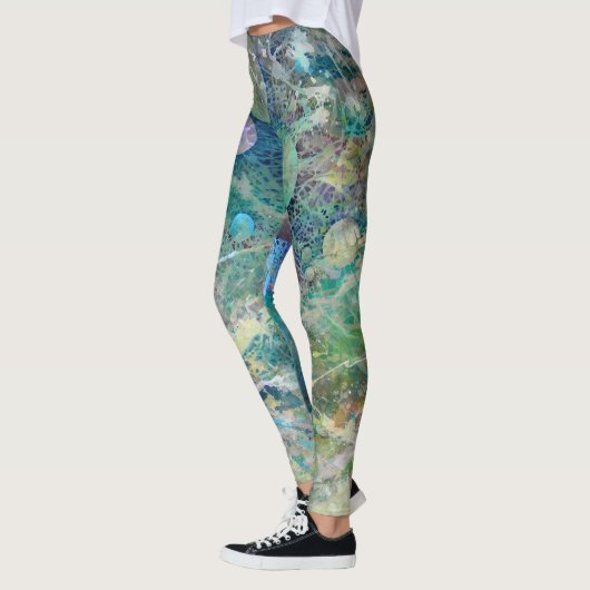 Yoga Leggings Cyberspace No 5 (Links)