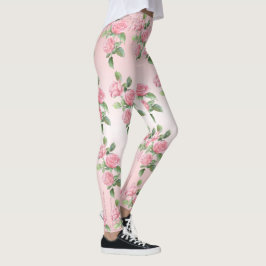 Yoga Leggings Roze en Glitter