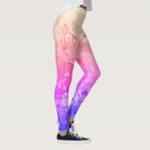 Yoga leggins met gradiënt weide patroon leggings (Rechts)