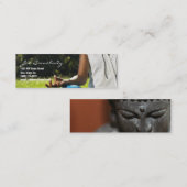 Yoga-leraar/Lover-profielkaart Mini Visitekaartje (Voorkant / Achterkant)