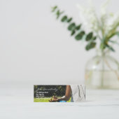 Yoga-leraar/Lover-profielkaart Mini Visitekaartje (Staand voorkant)