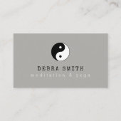 Yoga Leraar Meditatie Yin Yang Visitekaartje (Voorkant)