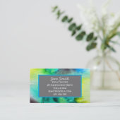 Yoga leraar Yoga Instructor genezing meditatie Visitekaartje (Staand voorkant)