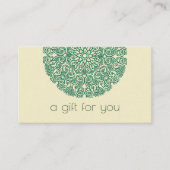 Yoga Lessenkaart Visitekaartje (Voorkant)