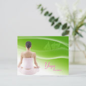 Yoga Lesson Briefkaart (Staand voorkant)