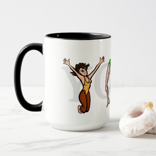 Yoga Letter Positions Women's Mok (Met donut)