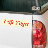 Yoga Liefde Bumpersticker (Op Truck)