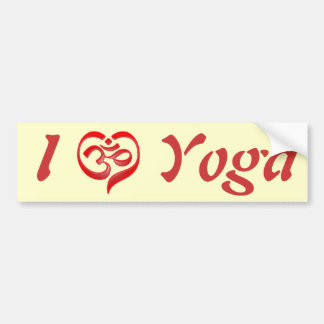 Yoga Liefde Bumpersticker