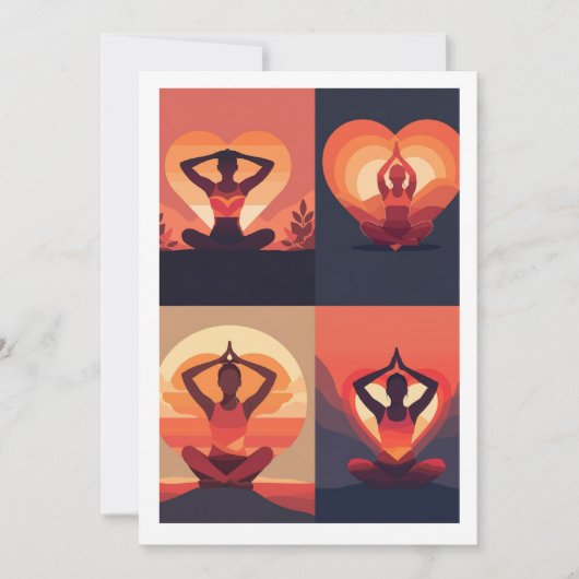Yoga Liefde Kaart (Voorkant)