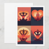 Yoga Liefde Kaart (Voorkant / Achterkant)