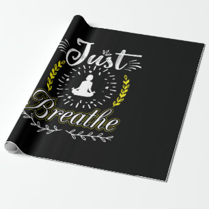 Yoga Liefhebber Gewoon Ademhalen Cadeaupapier