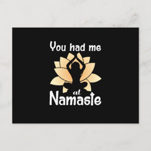 Yoga Liefhebber   Je Had Me Bij Namaste Briefkaart