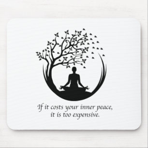 Yoga Liefhebber Meditatie Yoga Namaste Inspiratie Muismat