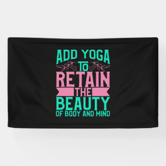 Yoga Liefhebber | Voeg Yoga Toe Om De Schoonheid T Spandoek