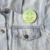 yoga lifestyle Badge Ronde Button 5,7 Cm (In situ)