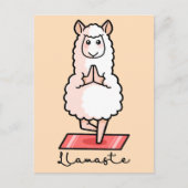 Yoga Llama - Llamaste Briefkaart (Voorkant)