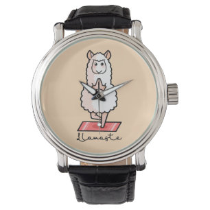 Yoga Llama - Llamaste Horloge