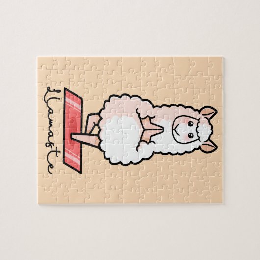 Yoga Llama - Llamaste Legpuzzel (Horizontaal)
