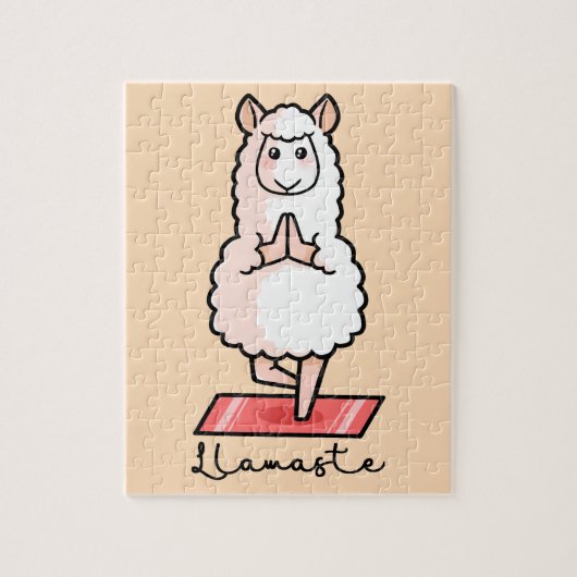Yoga Llama - Llamaste Legpuzzel (Verticaal)