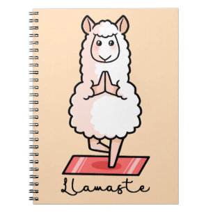 Yoga Llama - Llamaste Notitieboek
