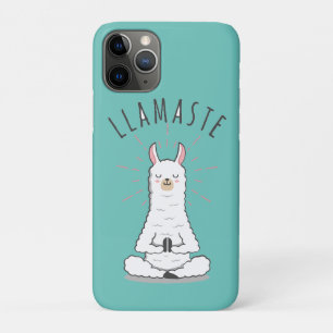 Yoga Llama - Llamaste Pun Case-Mate iPhone Case
