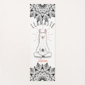 Yoga Llama - Llamaste Pun Mindfulness Mandala Naam Yogamat (Voorkant)