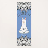 Yoga Llama - Llamaste Pun Mindfulness Mandala Naam Yogamat (Voorkant)