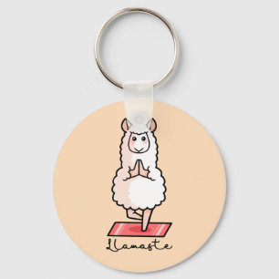 Yoga Llama - Llamaste Sleutelhanger