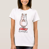 Yoga Llama - Llamaste T-shirt (Voorkant)