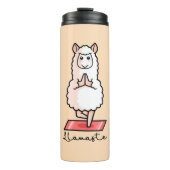 Yoga Llama - Llamaste Thermosbeker (Voorkant)
