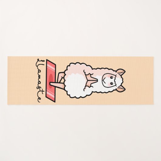 Yoga Llama - Llamaste Yogamat (Voorkant (horizontaal))