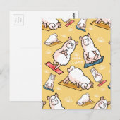 Yoga Llama Madness Briefkaart (Voorkant / Achterkant)