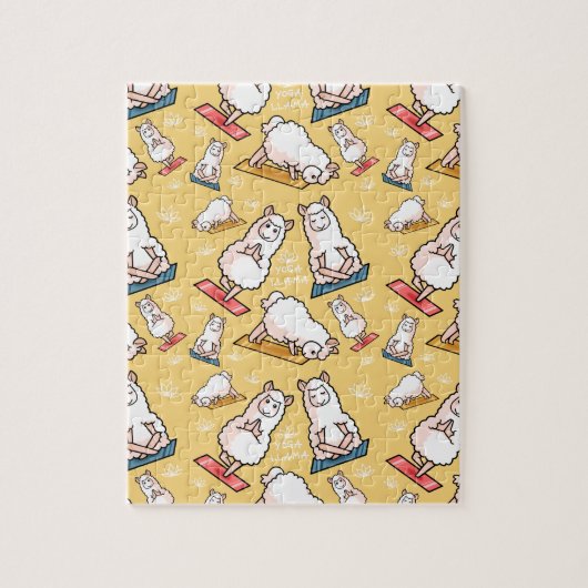 Yoga Llama Madness Legpuzzel (Verticaal)