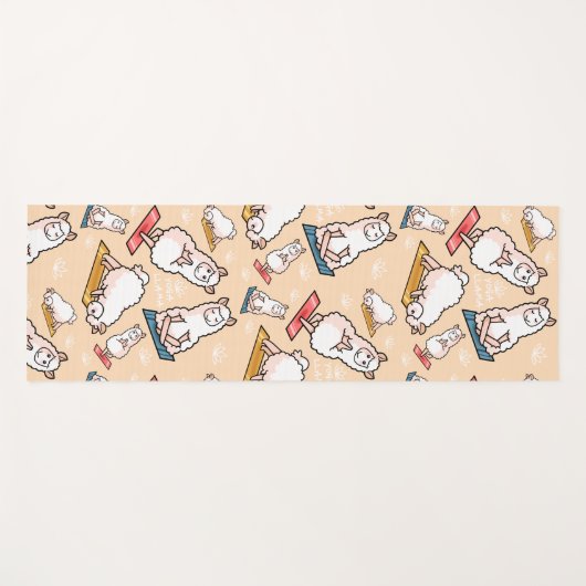 Yoga Llama Madness Yogamat (Voorkant (horizontaal))