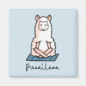 Yoga llama - Pranallama Magneet (Voorkant)