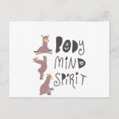 Yoga Llamas Briefkaart (Voorkant)