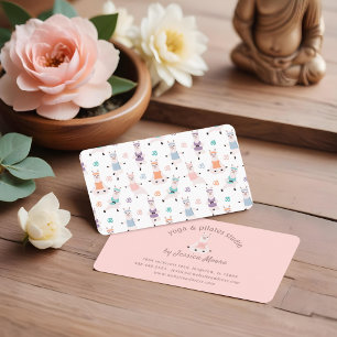 Yoga Llama's & Pilates Fitness Studio Bedrijf Logo Visitekaartje
