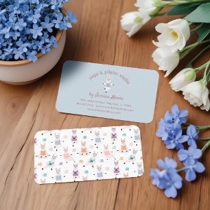 Yoga Llama's & Pilates Fitness Studio Bedrijf Logo Visitekaartje